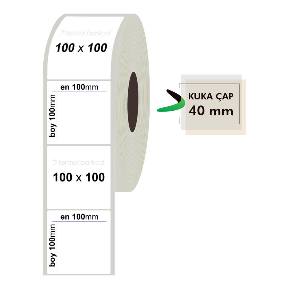 100mm x 100mm Fastyre Etiket
