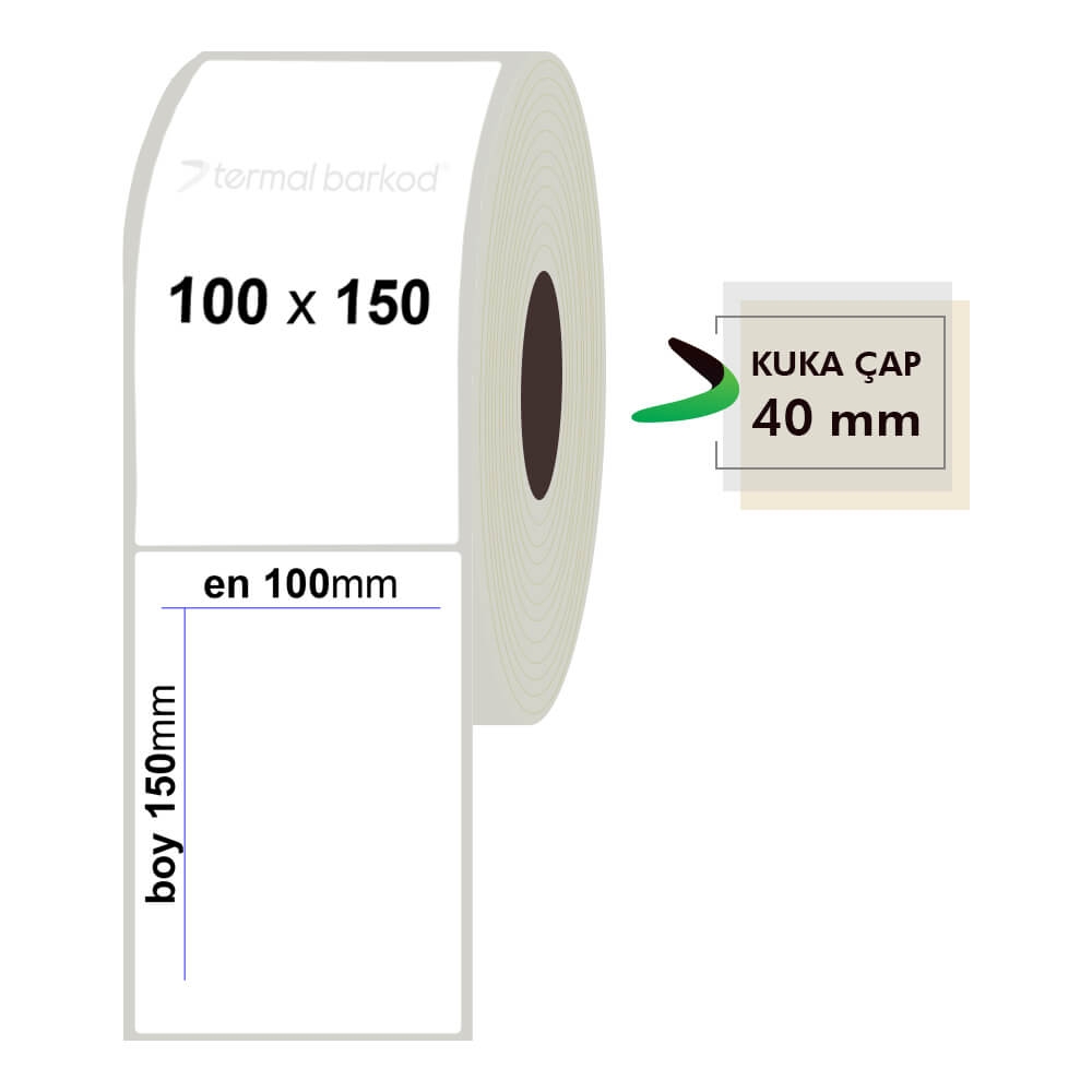 100mm x 150mm Fastyre Etiket