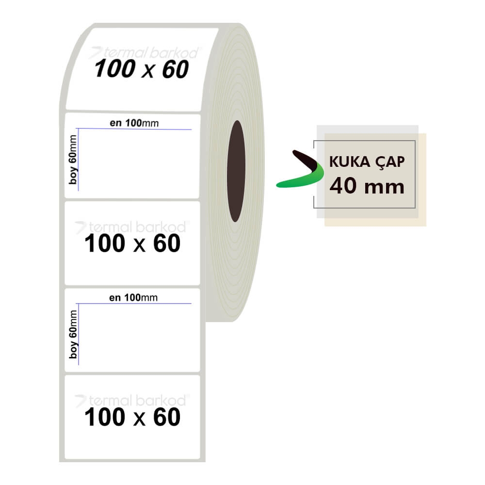 100mm x 60mm Fastyre Etiket