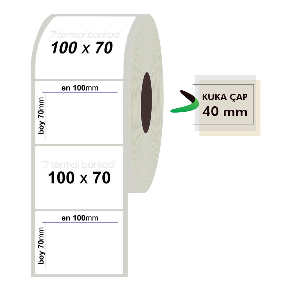 100mm x 70mm Fastyre Etiket