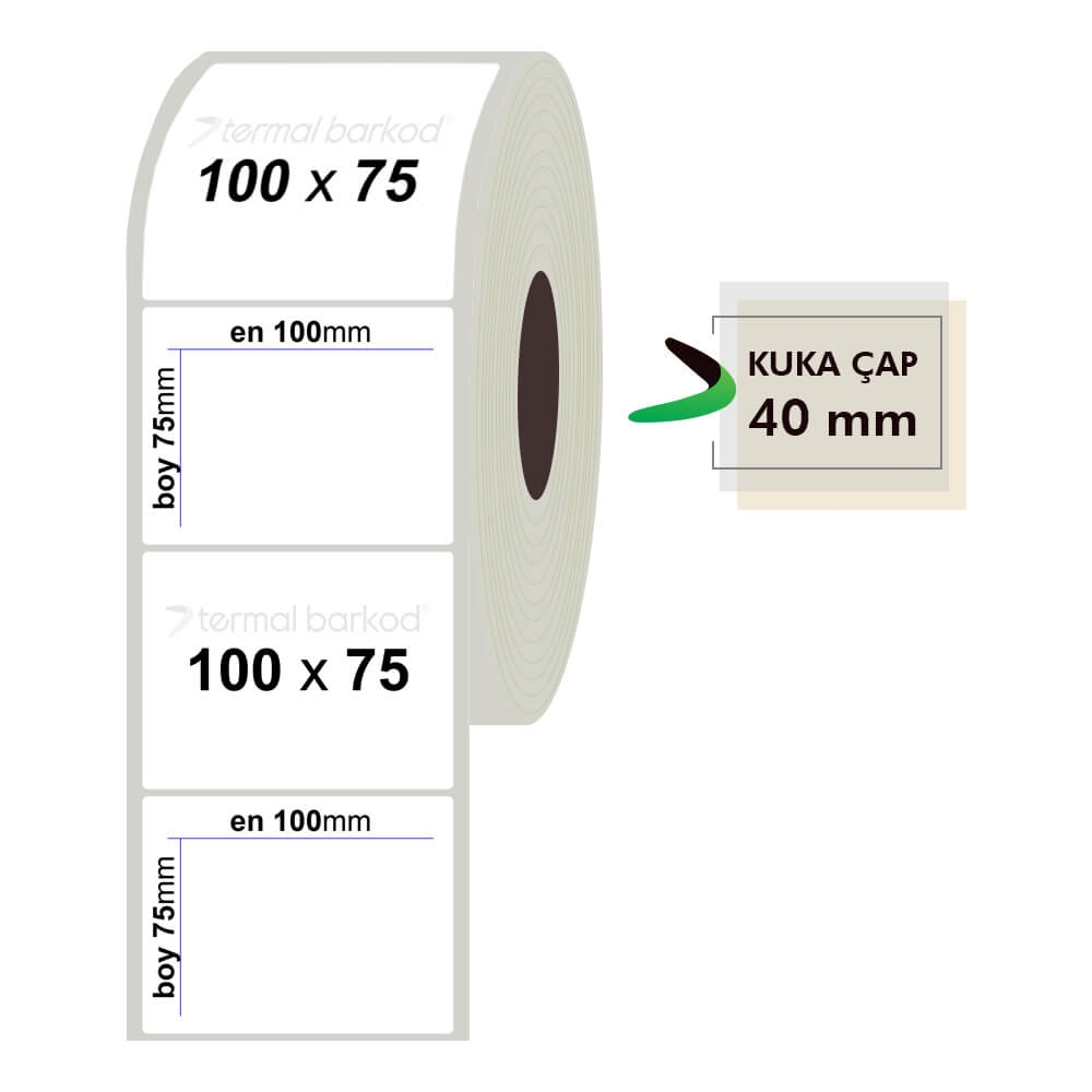 100mm x 75mm Fastyre Etiket