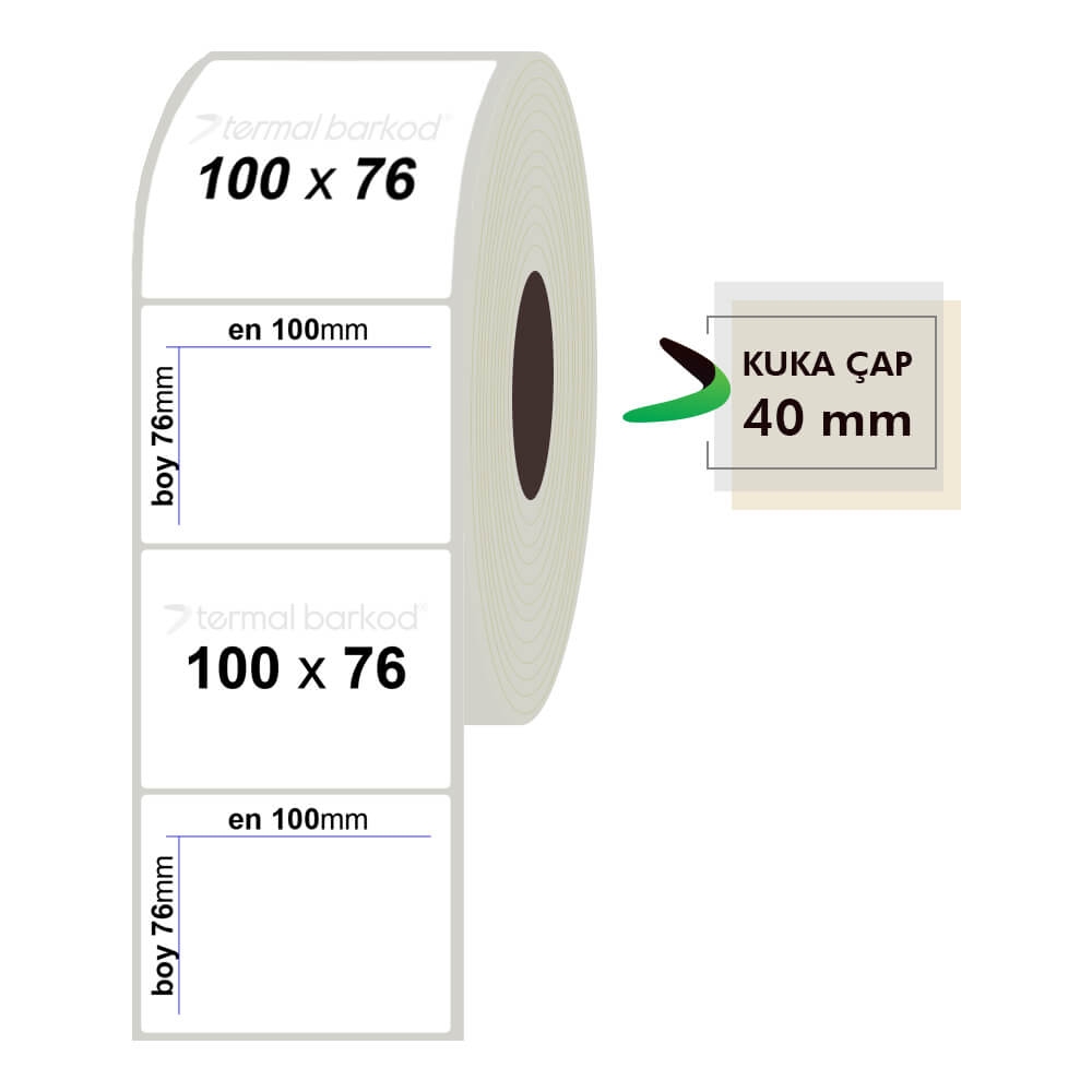 100mm x 76mm Fastyre Etiket