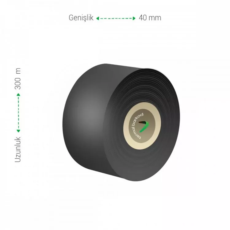 40 mm x 300 m Tekstil Resin Ribon