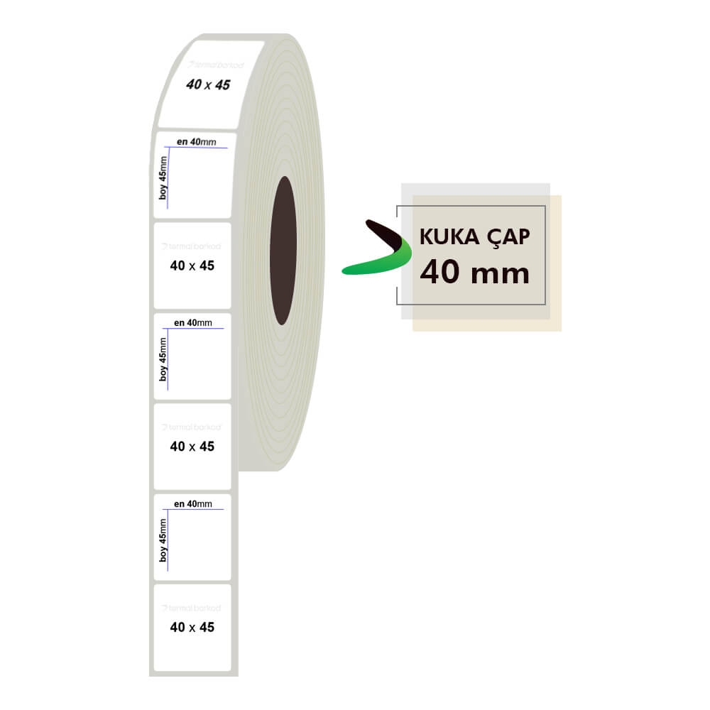40mm x 45mm Fastyre Etiket