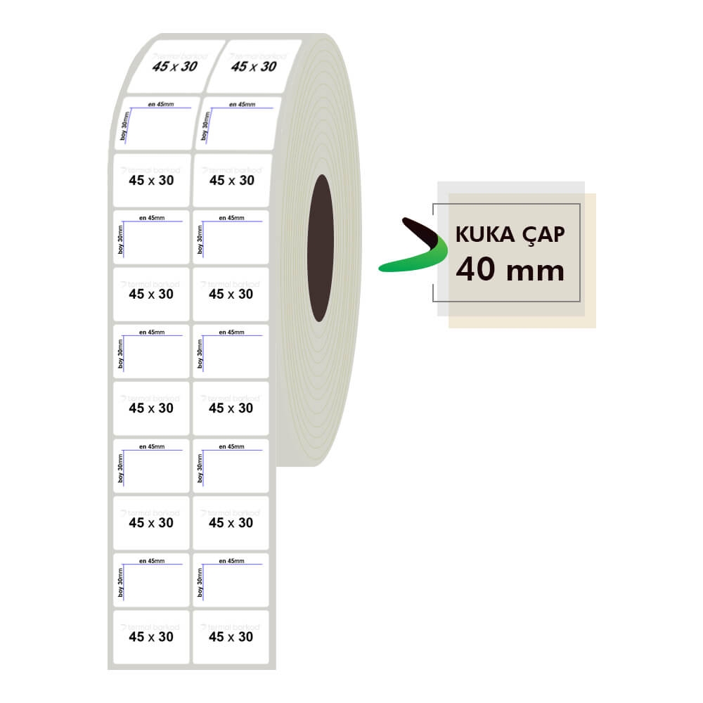 45mm x 30mm 2li Fastyre Etiket