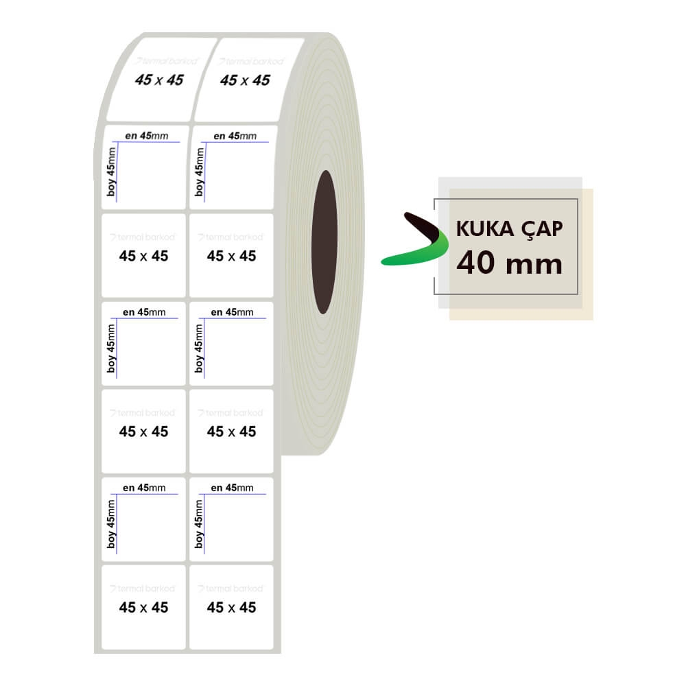 45mm x 45mm 2li Fastyre Etiket