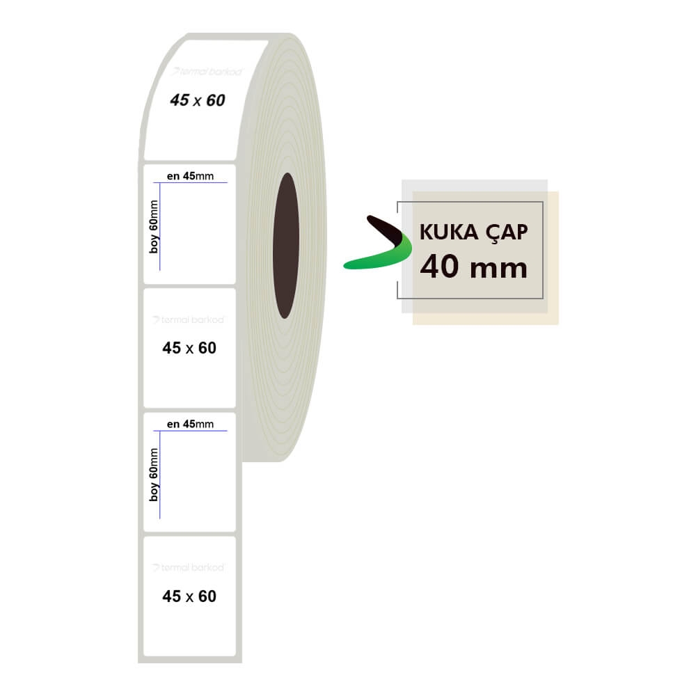 45mm x 60mm Fastyre Etiket