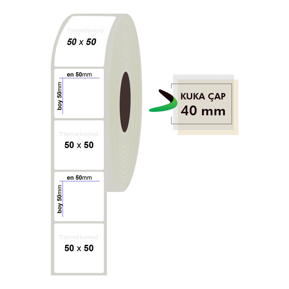 50mm x 50mm Fastyre Etiket