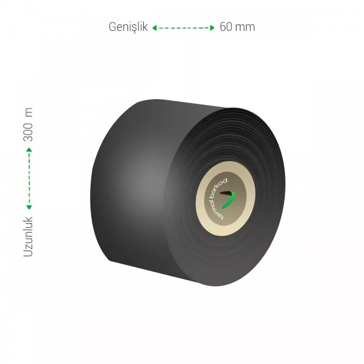 60 mm x 300 m Premium Wax Resin Ribon