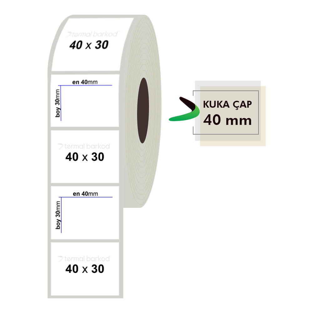 60mm x 35mm Fastyre Etiket