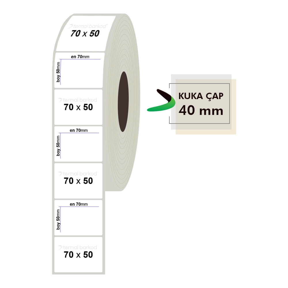 70mm x 50mm Fastyre Etiket
