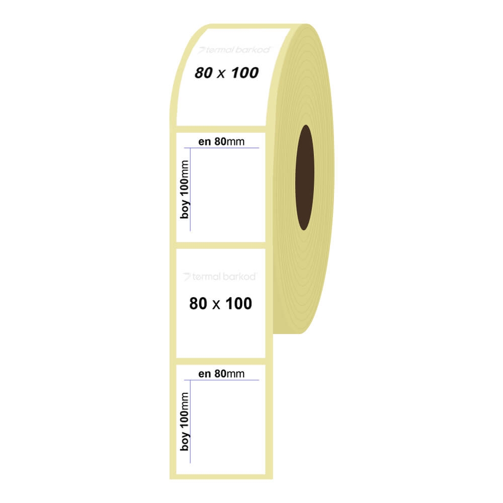 80mm x 100mm Termal Etiket