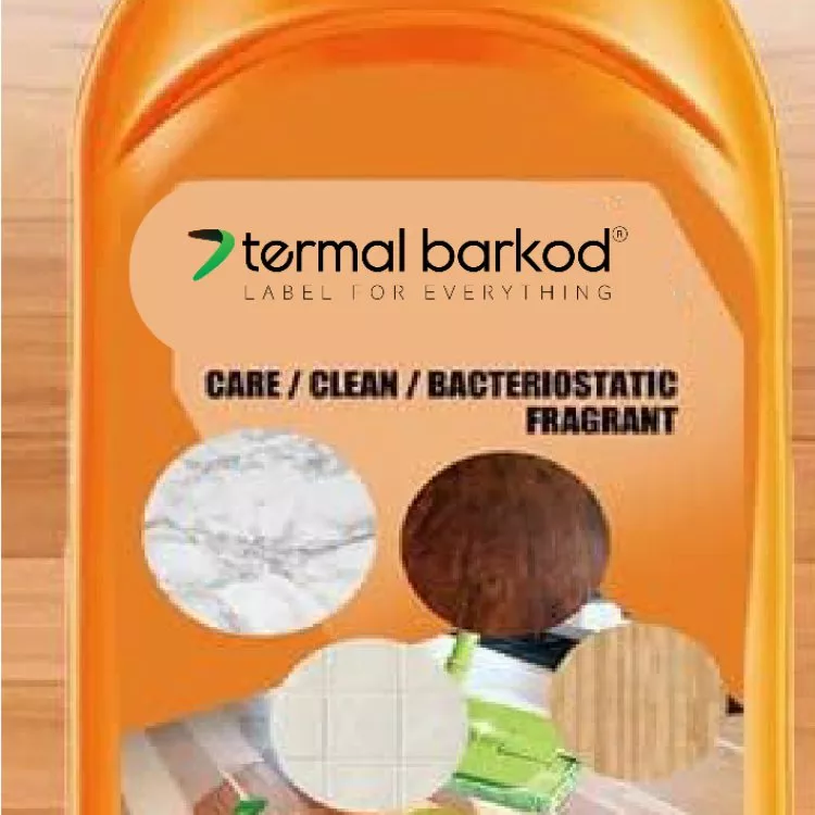 Ahşap Temizleyici Ürün Etiketi 1